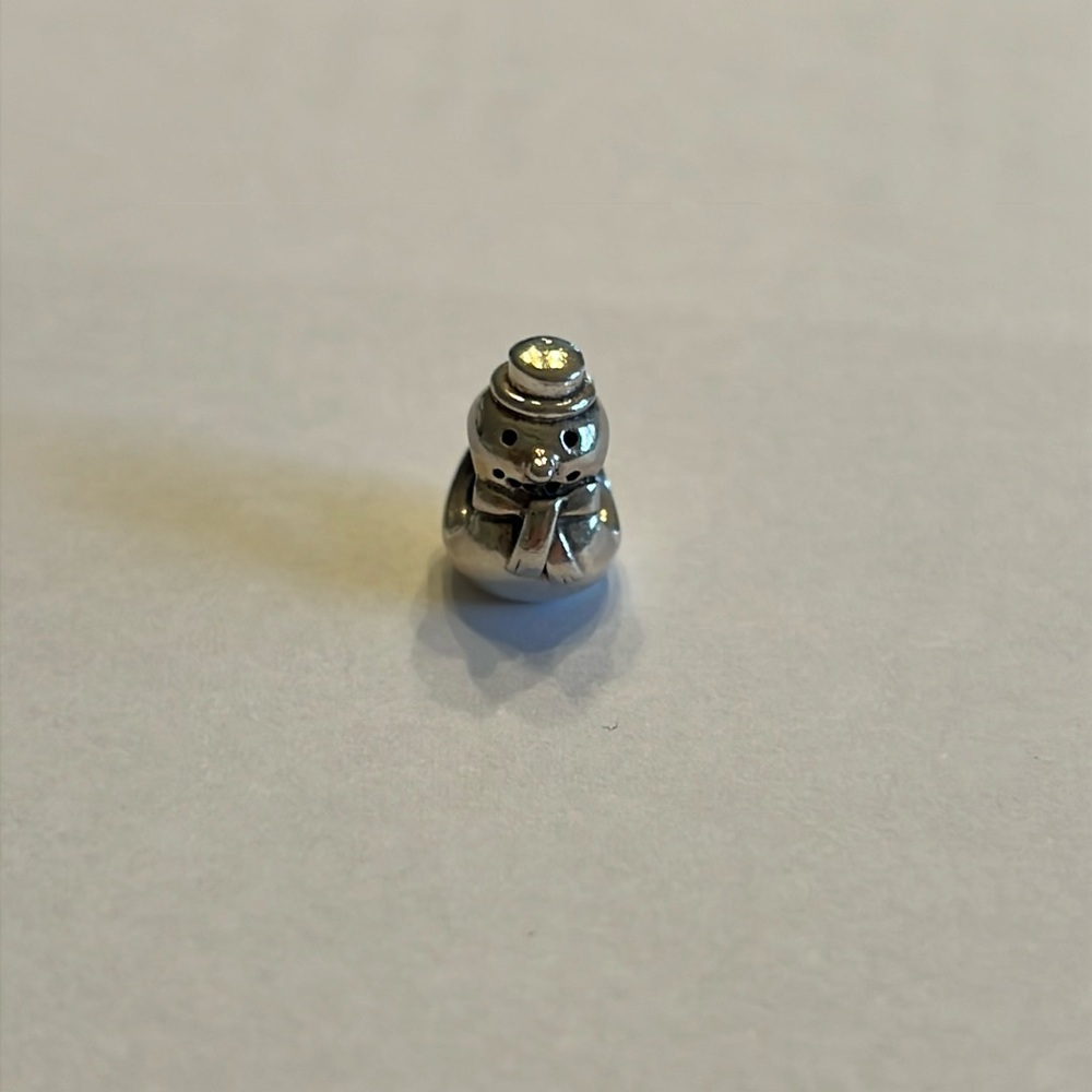 Pandora Retired Snowman Charm